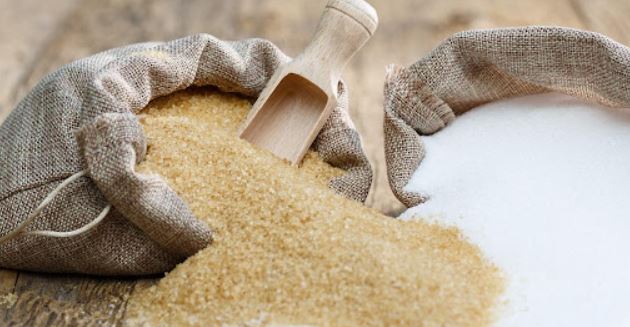 Export-grade sugar being prepared for shipment